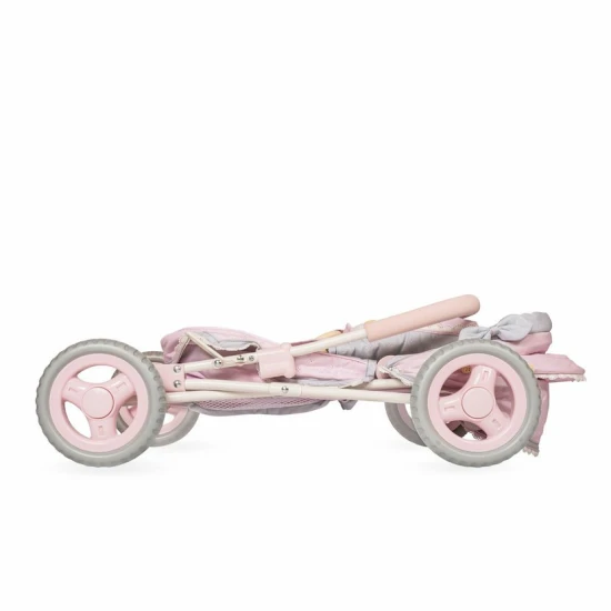 DeCuevas 85075 összecsukható babakocsi napernyővel és táskával a Sophie 2025 kollekcióból lágy pasztell színekben.