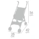 Összecsukható Golfbot Babakocsi DeCuevas Honey 2026 56 cm Összecsukható Golfbot Babakocsi DeCuevas Honey 2026 56 cm