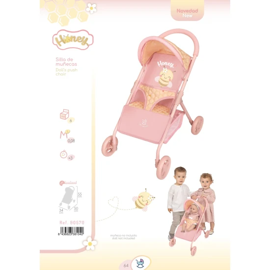 Sportos Babakocsi DeCuevas Honey 2026 55 cm