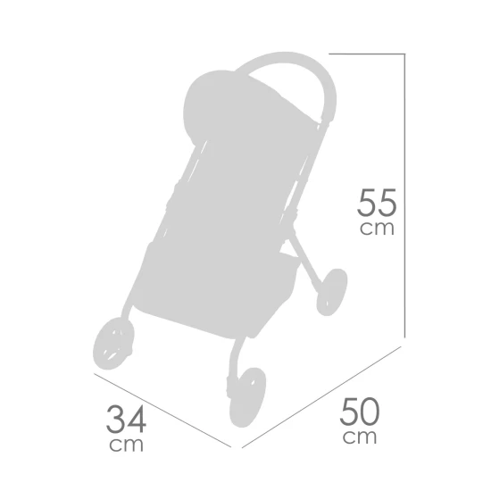 Sportos Babakocsi DeCuevas Honey 2026 55 cm
