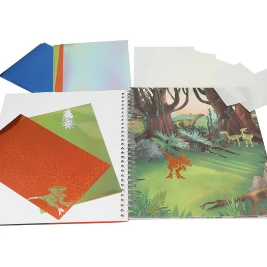 Dino World Stick & Shine kifestő dinoszauruszok Depesche
