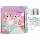 Unicorn Magic Book vizes kifestő újratölthető vizes tollal