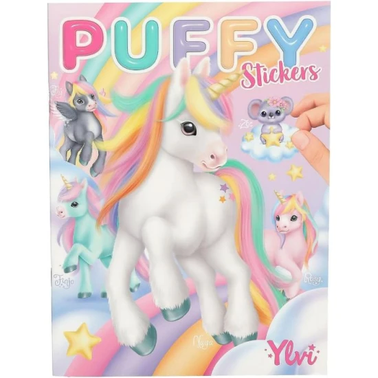 Ylvi Puffy kreatív füzet 16 oldallal és 3 ív Puffy matricával