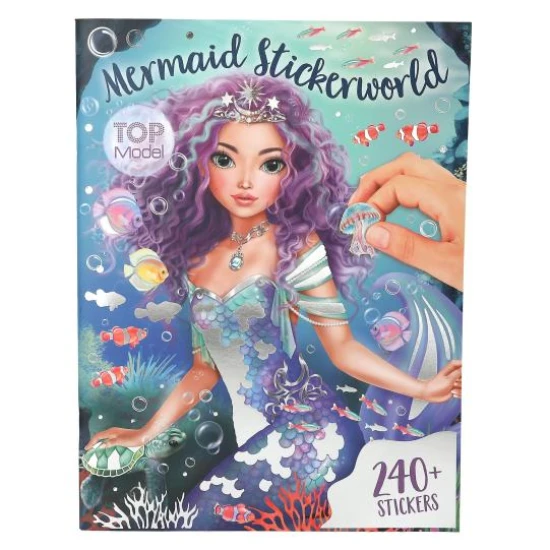 Depesche TOPModel Matricás füzet Mermaid DP-13395 ezüst metálfényű hatással