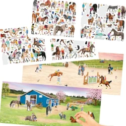 Happy Horses kreatív készlet matricákkal