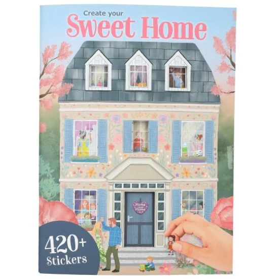Sweet Home matrica füzet 24 oldallal és több mint 420 matricával