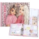 Depesche TOPModel Leoheart kreatív barátkönyv DP-13936 leopárdmintával