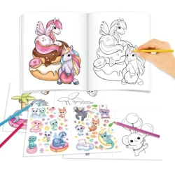 Kreatív kifestőkönyv Ylvi Create Your Unicorn