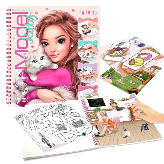 Depesche TOPModel Kreatív füzet Kitty DP-14213 cicákkal