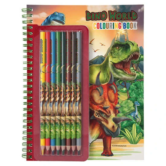 Dino World kifestő színes ceruzákkal dinoszauruszok Depesche