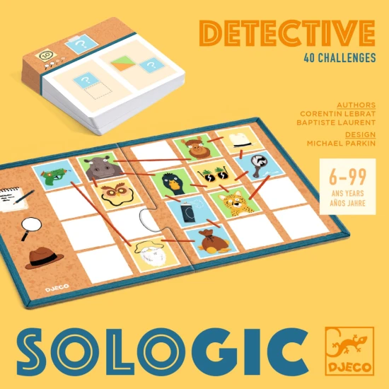 DJECO SOLOGIC Detective – logikai játék gyerekeknek
