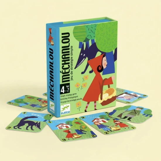 Piroska és a farkas stratégiai játék: Gyűjts kártyákat és győzd le a farkast