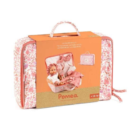 Djeco Pomea baba Lily bőrönddel DJ07859