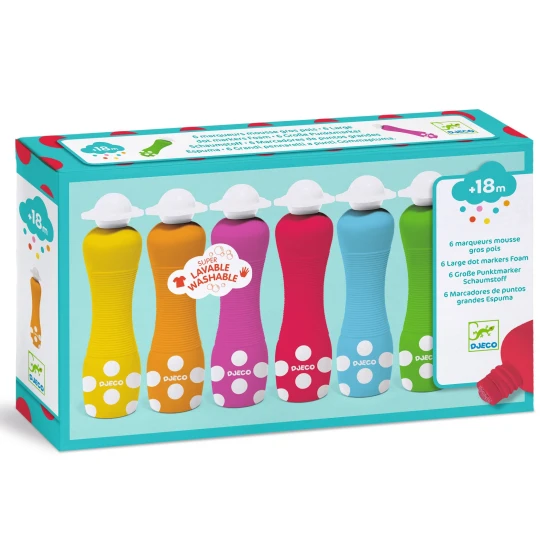 Festékek tubusban, habszivacs applikátorral