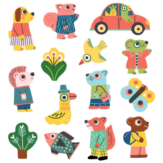 Levehető matricák Állatok