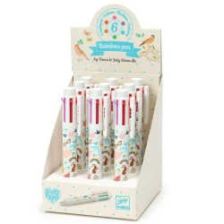 Szivárvány hatszínű toll Tina