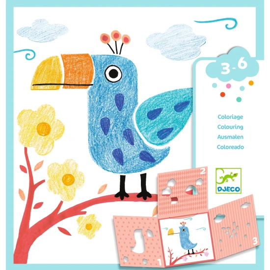 Rajzolás az Állatok sablon szerint