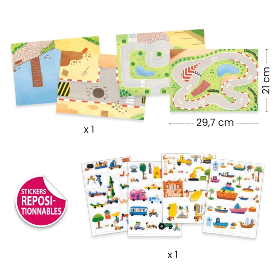 Emelő Levehető Matricák Járművek