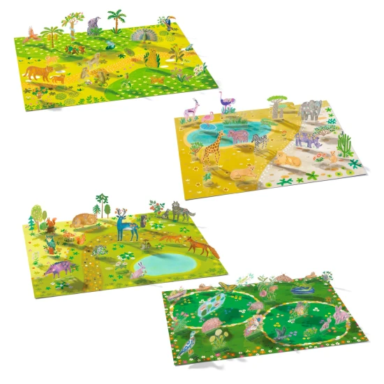 Emelő matricák Állatok