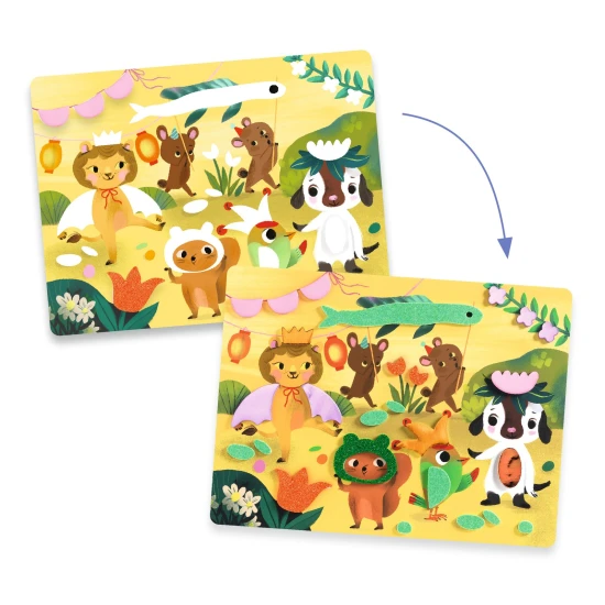 Habkollázsok Csillogó ünnepek