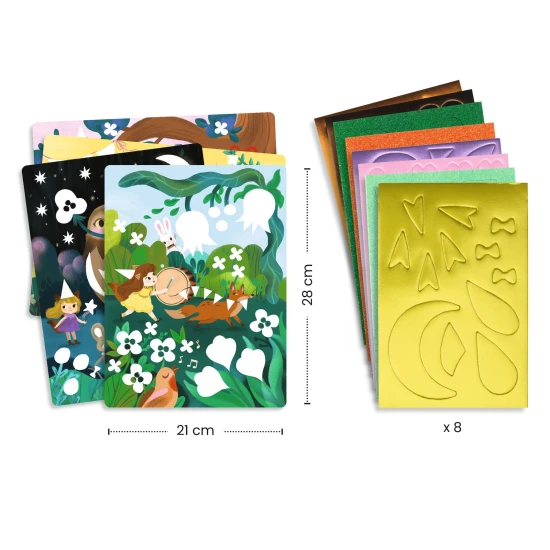 Habkollázsok Csillogó ünnepek