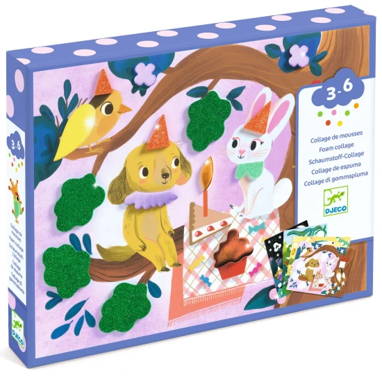 Habkollázsok Csillogó ünnepek