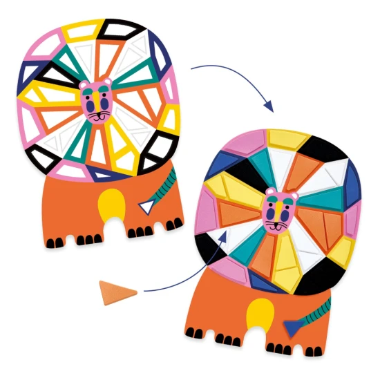 Kivehető mozaik matricák Afrika