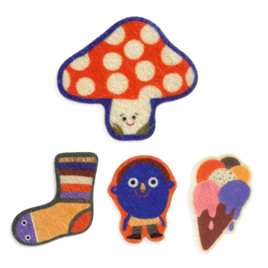 Filc matricák Nagy móka 60 db