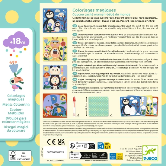 Varázslatos vízfesték Állatok és babák