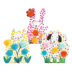 Pöttyök és pomponok A fűben