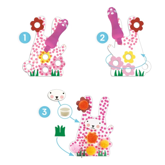 Pöttyök és pomponok A fűben