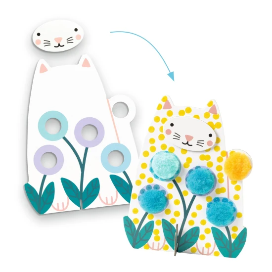 Pöttyök és pomponok A fűben