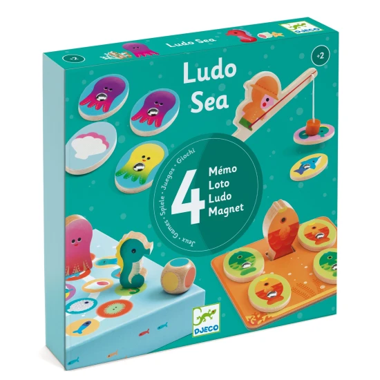 4 tengeri témájú játék Ludo Sea