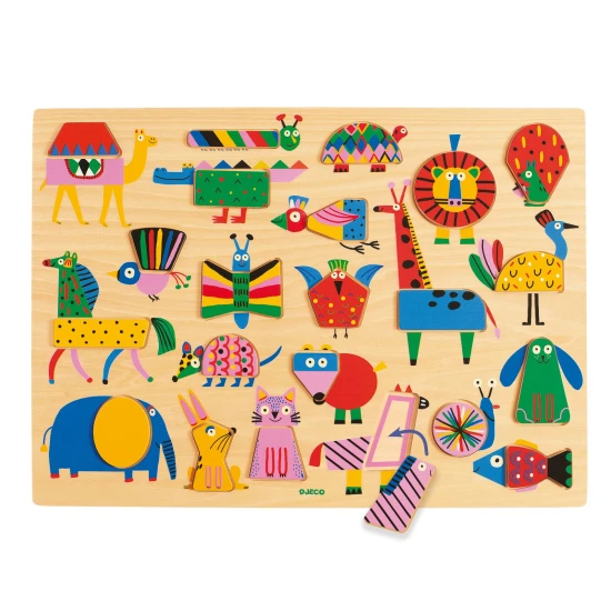 Puzzlo Geo fa formaberakó puzzle