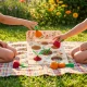 Djeco Garden Party ügyességi játék - lyukas és zacskós tábla