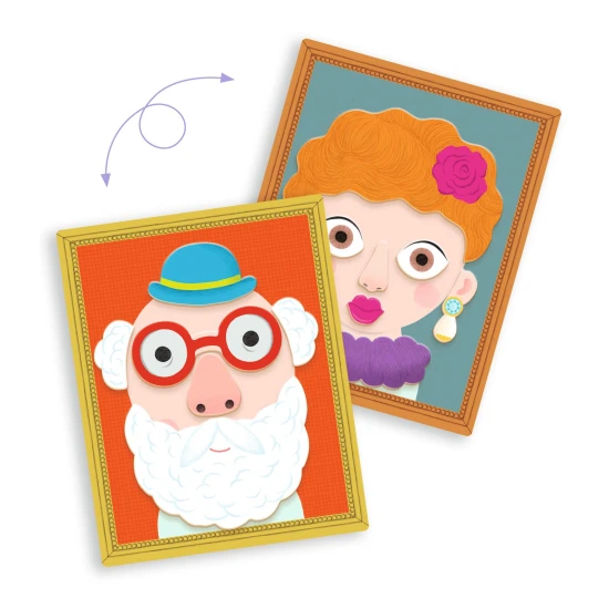 Mágneses kirakós Portrék