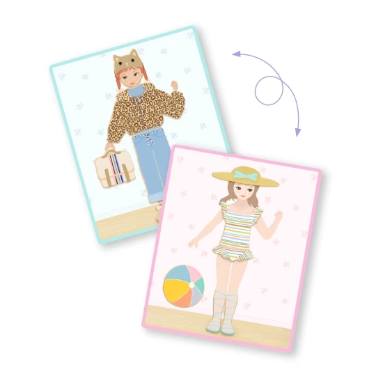 Mágneses kirakó Öltöztetős