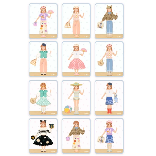 Mágneses kirakó Öltöztetős