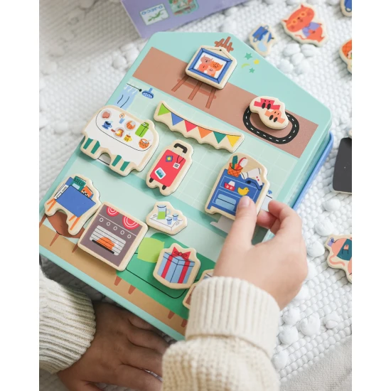 Mágneses játék InZeBox Ház