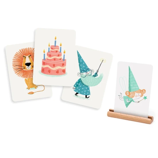 A Téki-Tékoi kártyajáték – egy gyors és szórakoztató játék gyerekeknek, fejleszti a megfigyelőképességet és a koncentrációt.