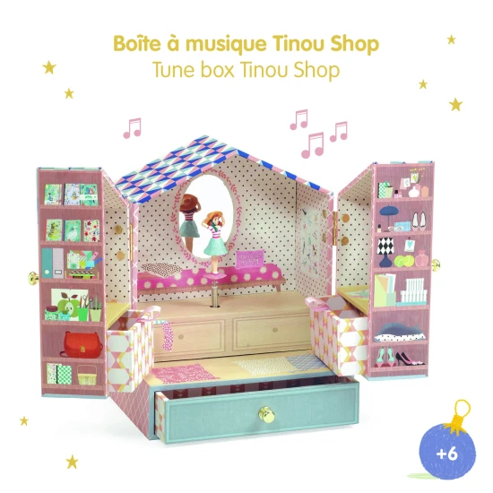 Tinou bolt: ajtós, 3 fiókos zenedoboz