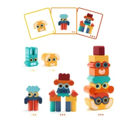Ze Faces egyensúlyozó játék Djeco