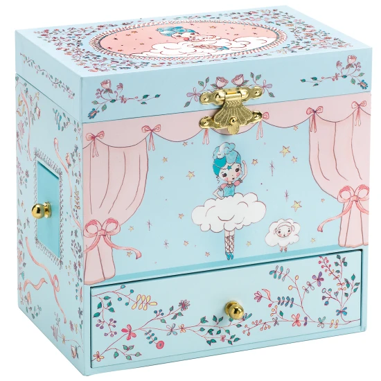 3 fiókos zenélődoboz Balerina a színpadon