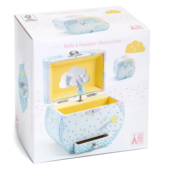 Unikornis zenélő doboz és ékszerdoboz