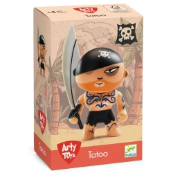 Arty Toys kalóz tetoválás figura