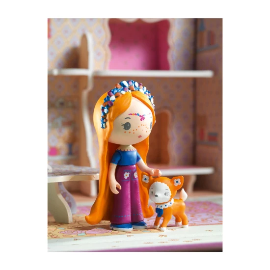 Tinyly figurák Bluchka és Indie kutyus egy lakókocsiban