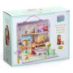 Tinyly figurák Bluchka és Indie kutyus egy lakókocsiban