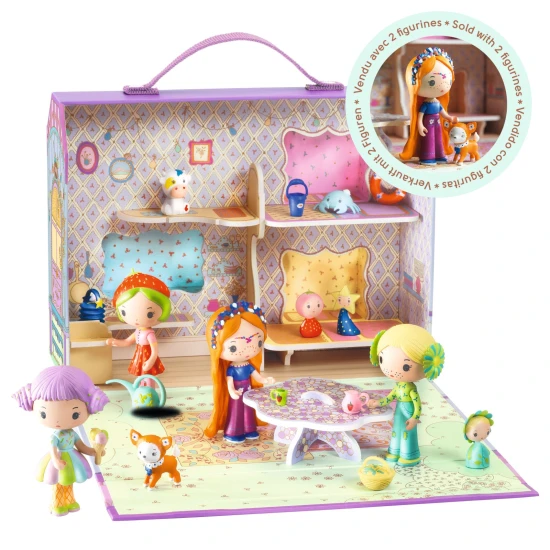 Tinyly figurák Bluchka és Indie kutyus egy lakókocsiban