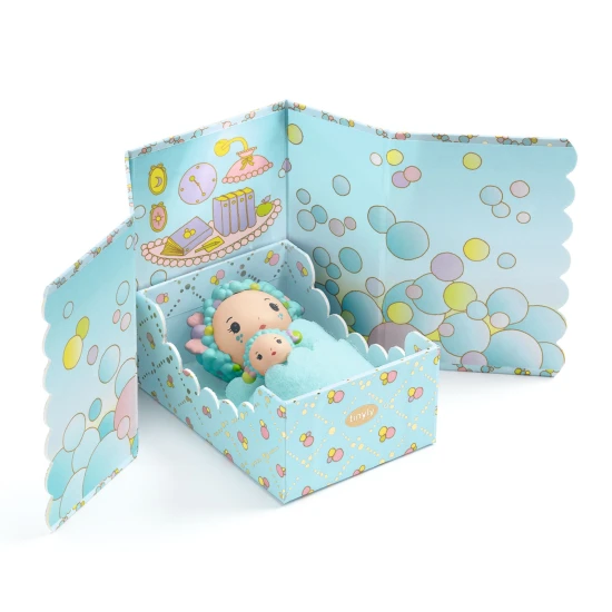 Tinyly figurák dobozban Blue és Buborék