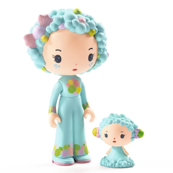 Tinyly figurák dobozban Blue és Buborék